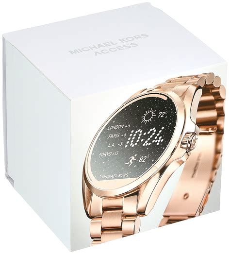 michael kors rose gold men|rose gold michael kors smartwatch.